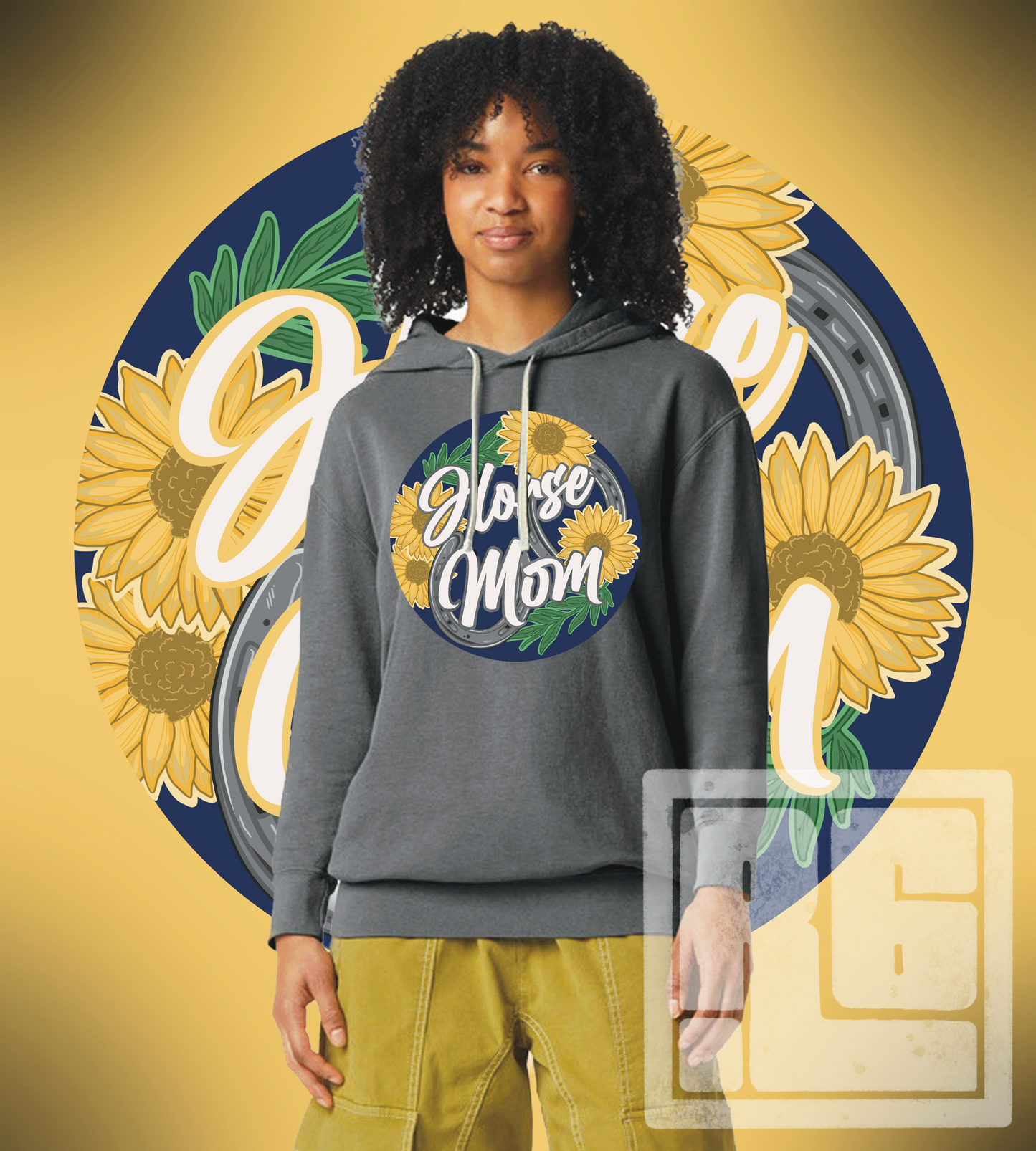 "Horse Mom" DTF Graphic Design hoodie